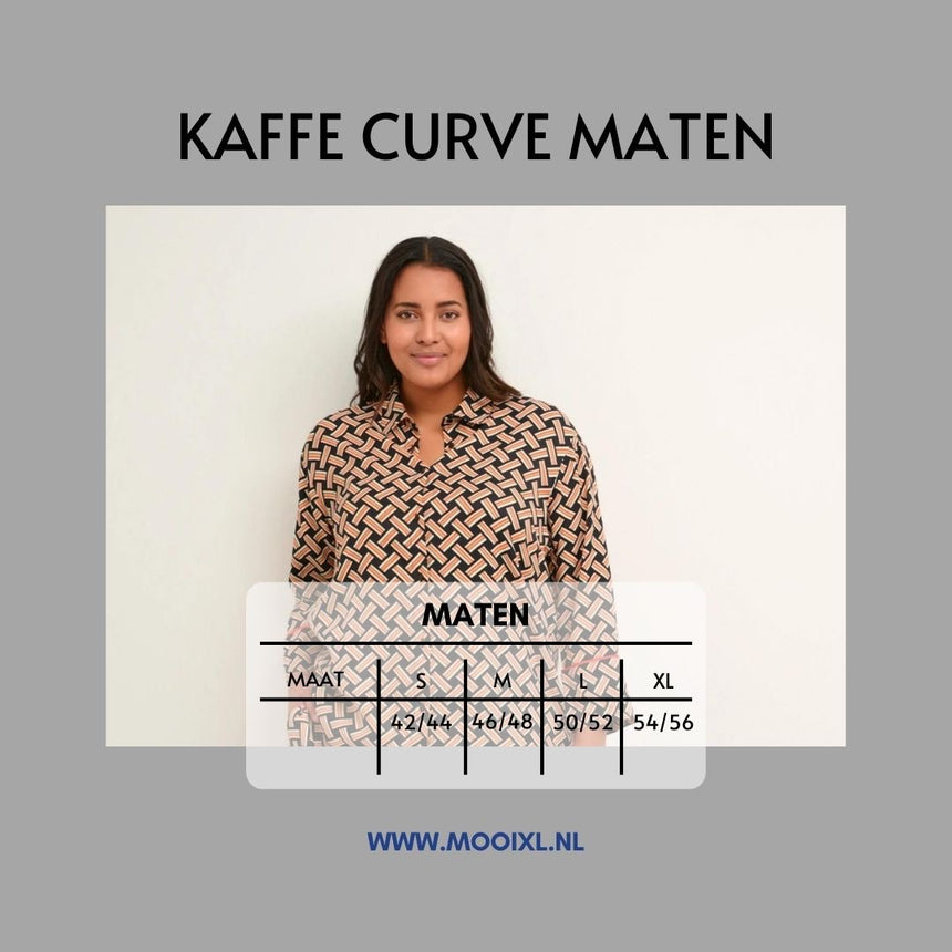 Vest, KAFFE CURVE